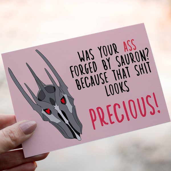 Biglietto d'auguri LOTR Ass forgiato da Sauron