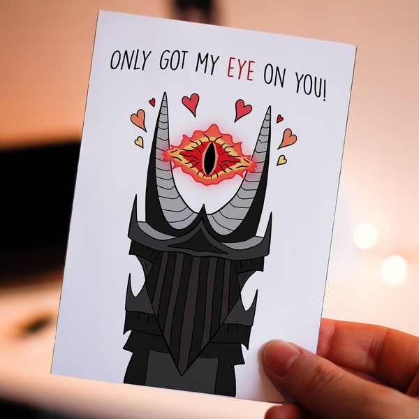 LOTR Sauron Anniversary Card