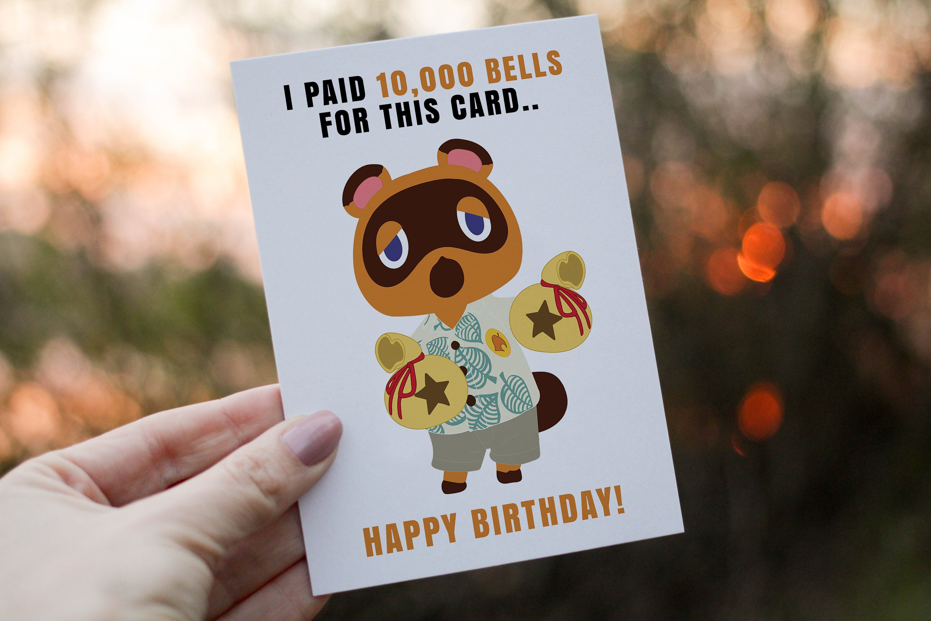 Animal Crossing Tom Nook I Paid Bells for This Etsy UK