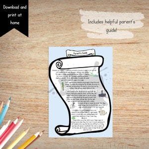 Digital Download Left Handed Writing Guide Mat With Writing Slope. for ...