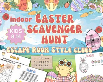 Easter Scavenger Hunt Clues for Kids 8-14 (PDF Download)