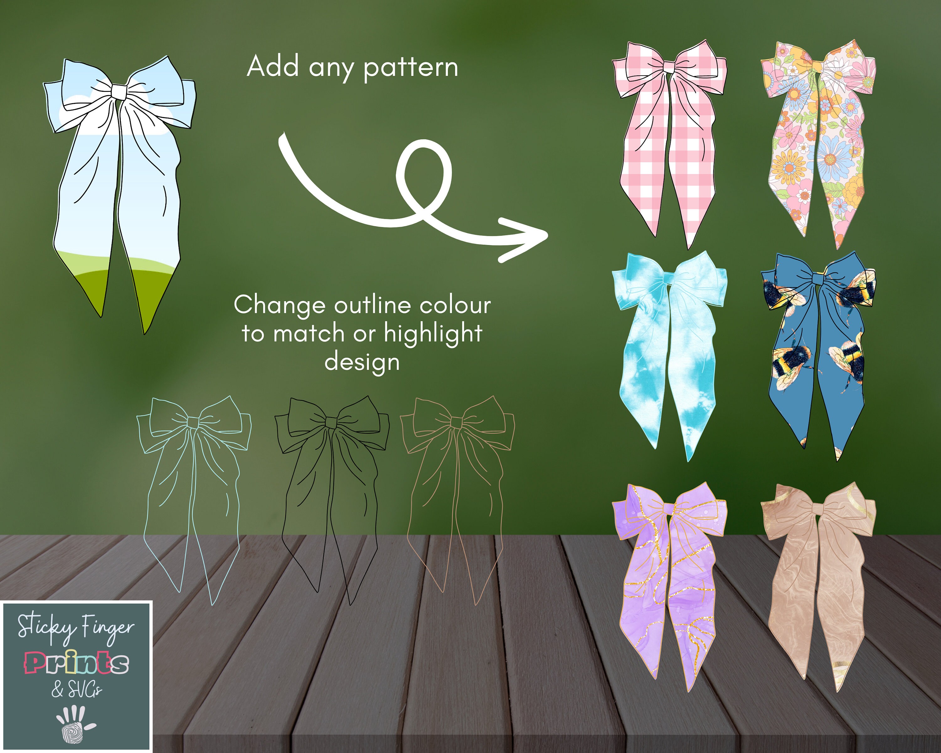 Coquette Bow Canva Frame Template Bundle - Etsy