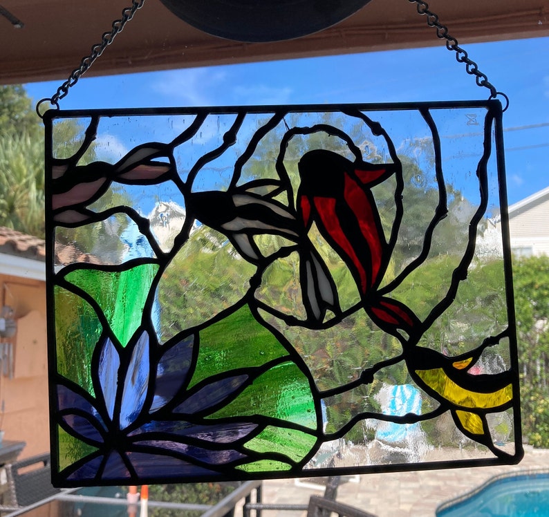 Koi Fish In A All Items In The Store Lilly Window Pond Stained Glass Koi Fish In A All Items In The Store Lilly Window Pond Stained Glass