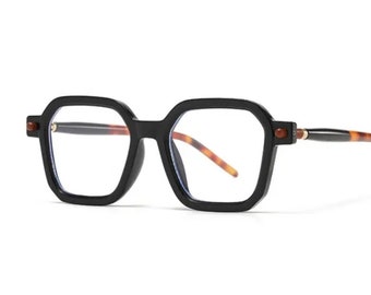 Luxe carré vintage lunettes cadre femmes hommes rand concepteur Prescription lentille claire Anti lumière bleue lunettes de lecture unisexe