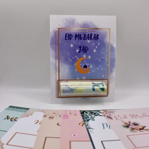 La Carte Billet Eid - Eid - Ramadan - idée cadeau - personnalisation