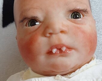 vampire baby doll with moving eyes for sale