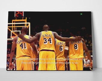 Kobe Bryant Quote Poster Banner Or Canvas Etsy
