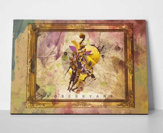 Kobe Bryant Poster Banner Or Canvas Etsy