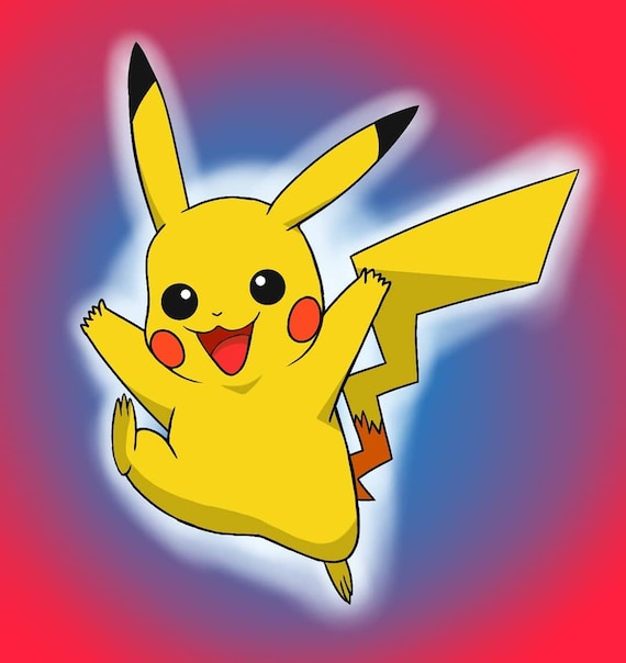 Pokemon Pikachu Poster Banner Or Canvas