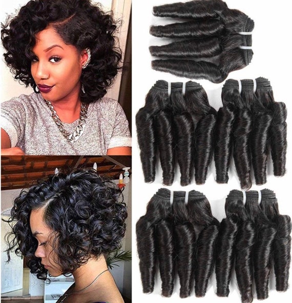 Brazilian Virgin Funmi Hair Bundles Spiral Curl Hair 5 Bundles Etsy