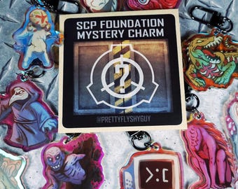 Mystery SCP Rainbow Acrylic Keychain - Containment Breach Inspired Keychain
