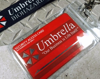 Umbrella cosplay prop keycard, Resident Evil prop replica
