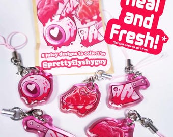 Mystery Meat mini charms