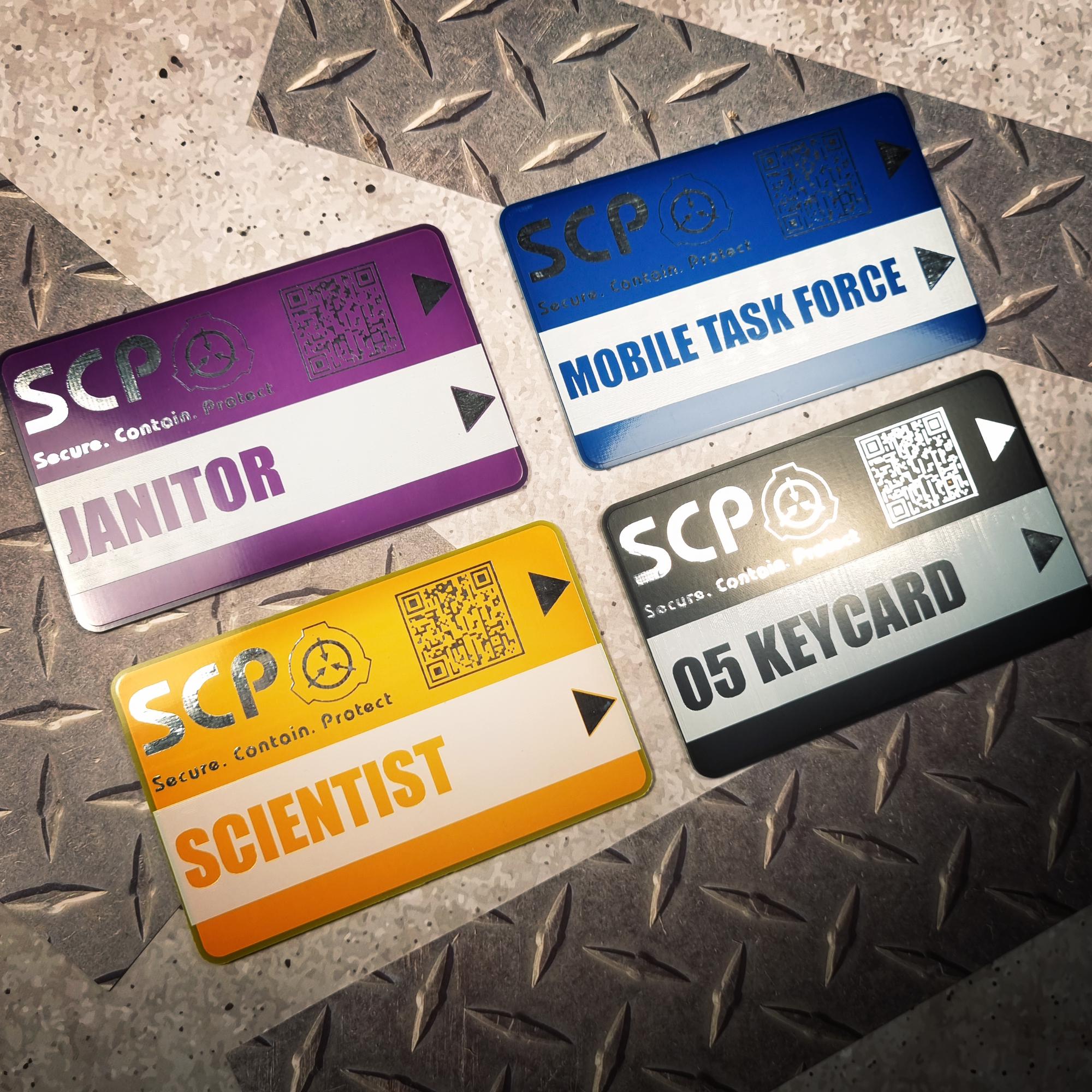 Scp Keycards - Etsy