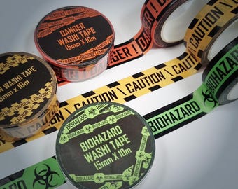 Warning Washi Tape