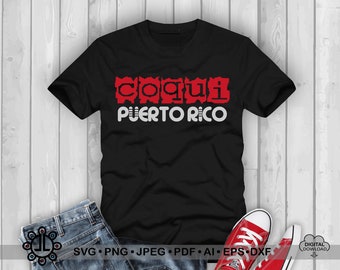 Coqui SVG | Puerto Rico SVG | Boricua SVG Digitaler Download