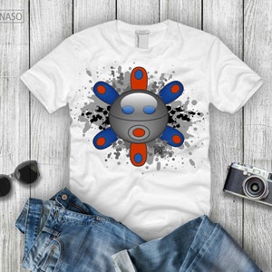 Tainaso Sun Symbol of Puerto Rico - Blue Red Symbolo Taino Graphic Design Clip Art Digital Download