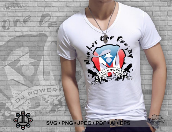 Download Music Svg Puerto Rico Flag 45rmp Adapter Tainaso Graphic T Shirt Design Digital Download Clip Art Art Collectibles Seasonalliving Com