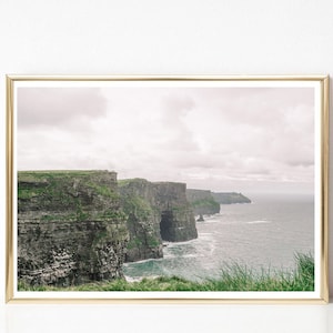 Ireland Cliffs of Moher/ Travel Coastal Wall Decor// Irish Wall Art // Ireland Printed Art