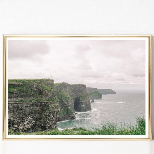 Ireland Cliffs of Moher/ Travel Coastal Wall Decor// Irish Etsy