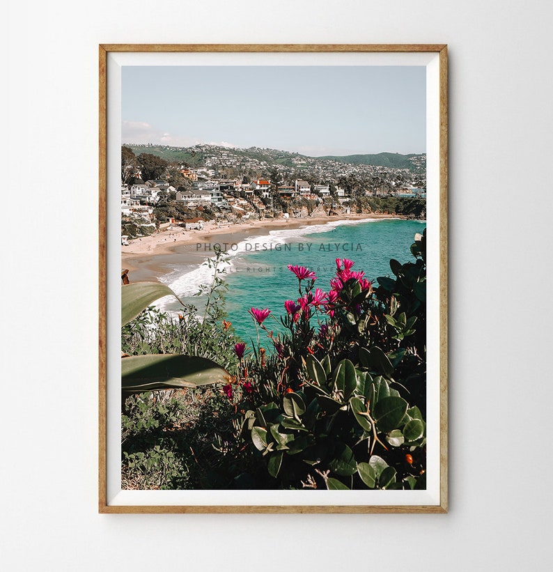 Laguna Beach Prints Coastal Wall Decor Ocean Photo Set California Beach Print