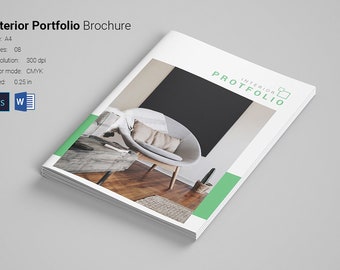 Portfolio Template Interior Design Etsy