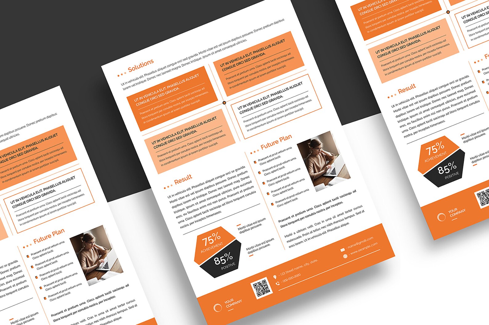 Case Study Flyer Template | MS Word Canva & Photoshop Template ...