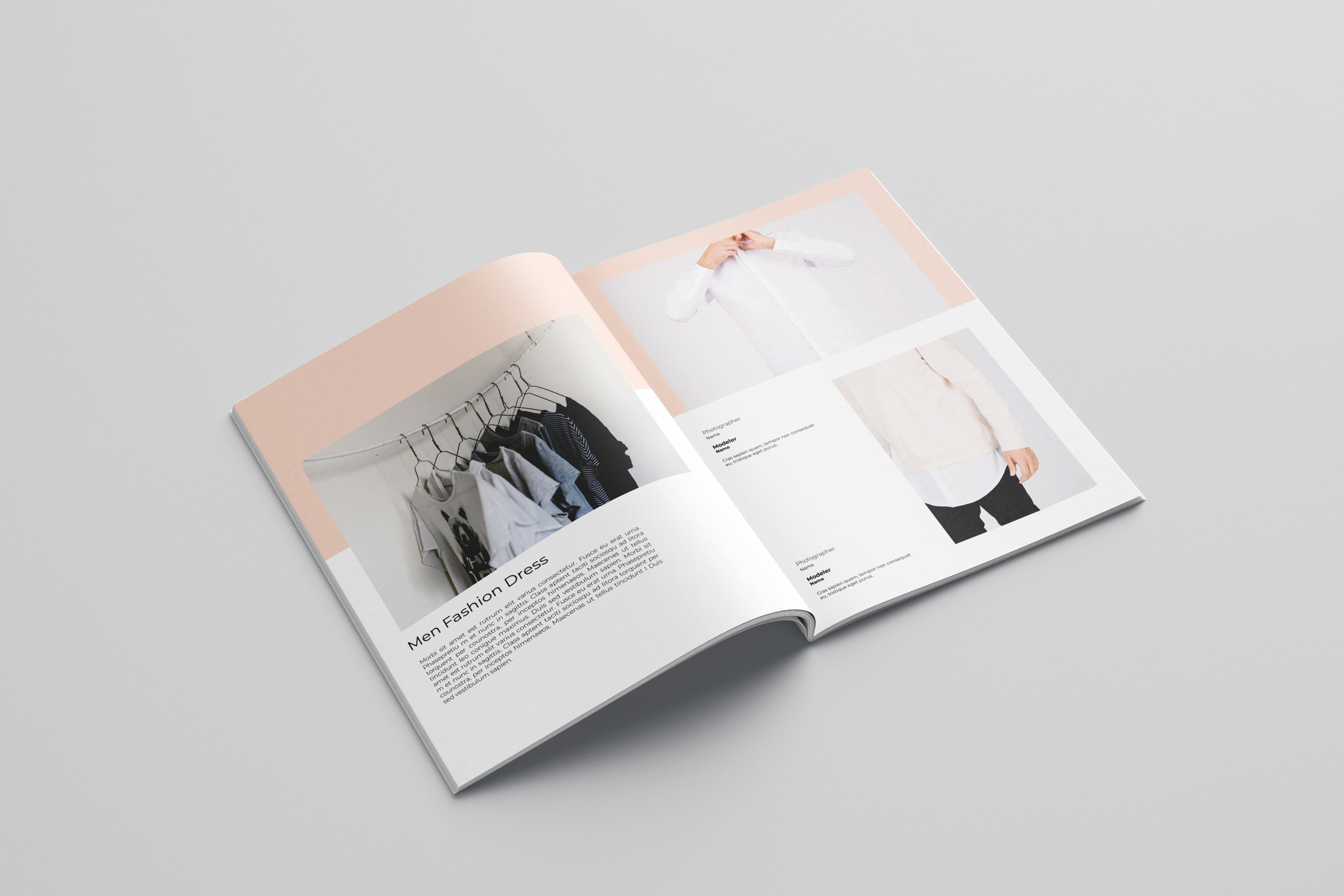 Fashion Lookbook Template | Printable Photography Magazine Template ...