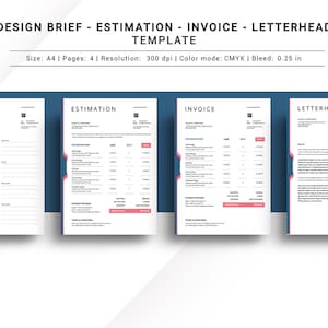 Proposal Document Templates | MS Word & Photoshop Template | Instant Download