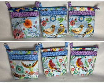 Butterfly, Bird, or Flower Crossbody Purse