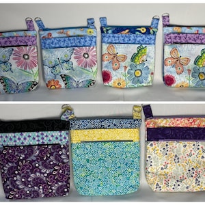 Floral, Butterfly, Birds Crossbody Bag