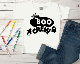 boo crew svg// the boo crew// kids shirt// kids svg// kids halloween svg// halloween humor//