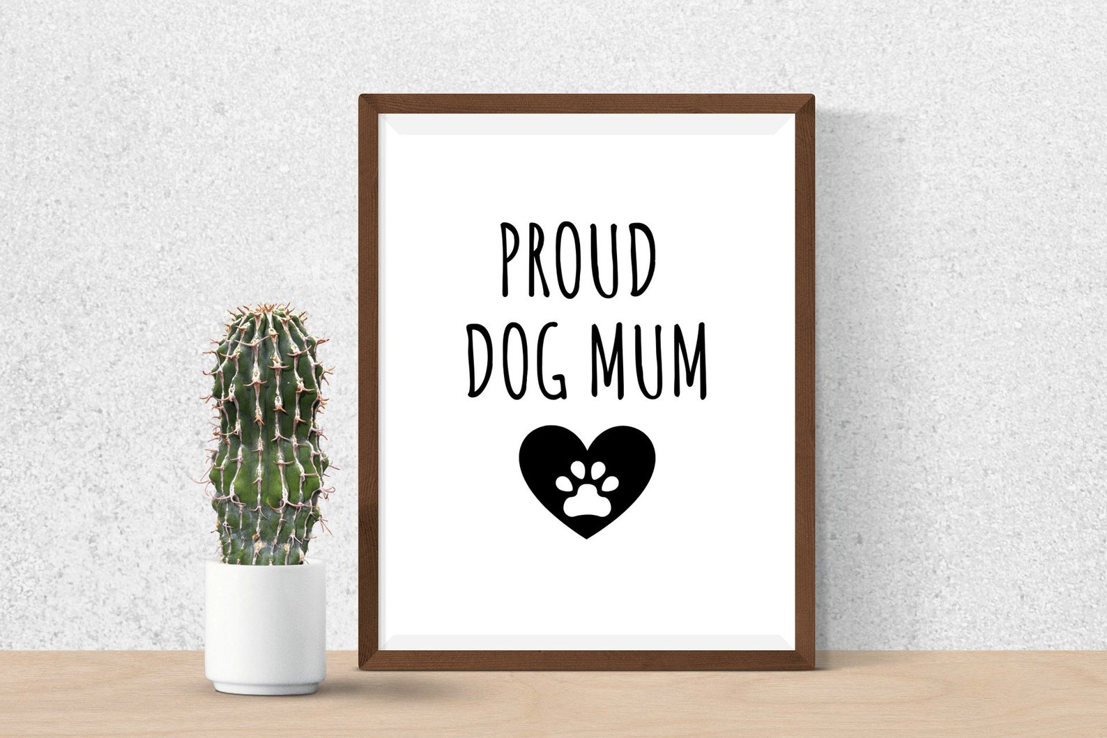 Dog Print Dog Poster Dog Wall Art Pet Wall Art Proud Dog Etsy