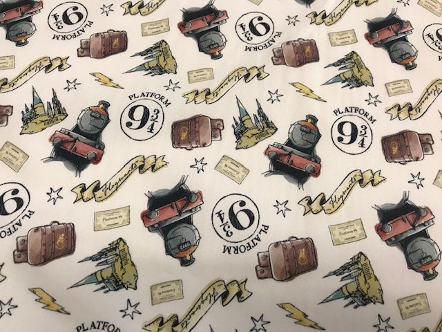 Tissu HARRY POTTER, tissus en coton, tissus au mètre, 100% coton