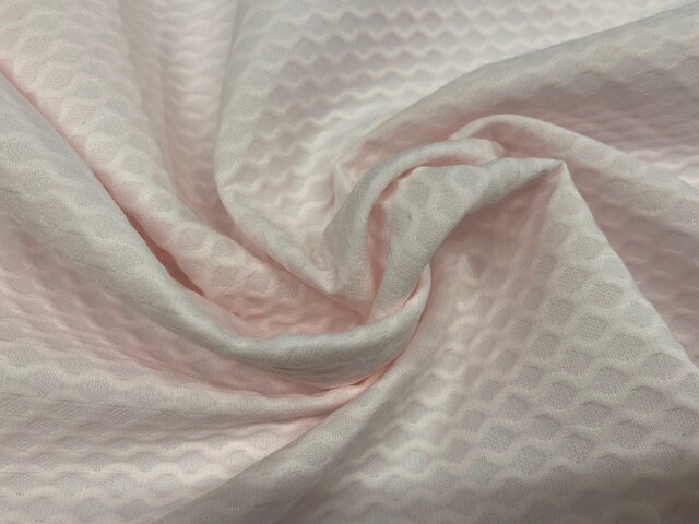 Pique fabric HONEYCOMB NEST, pink, cotton fabric, children's fabrics, periculture fabric, baby fabrics, 1 meter x 150 cms