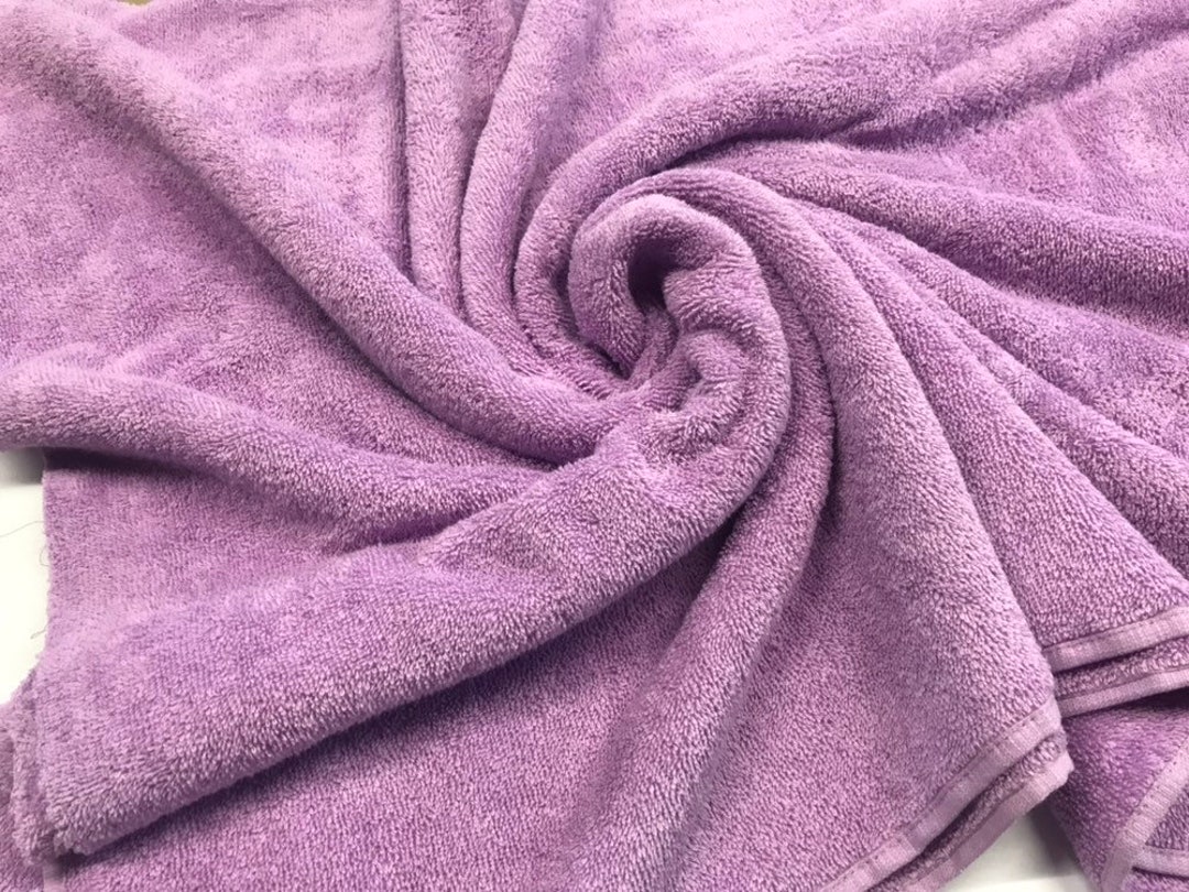 Color Terry Cloth Terry Cloth, Lilac Color, Terry Cloth, 100% Cotton, Bathrobes, Changing ...