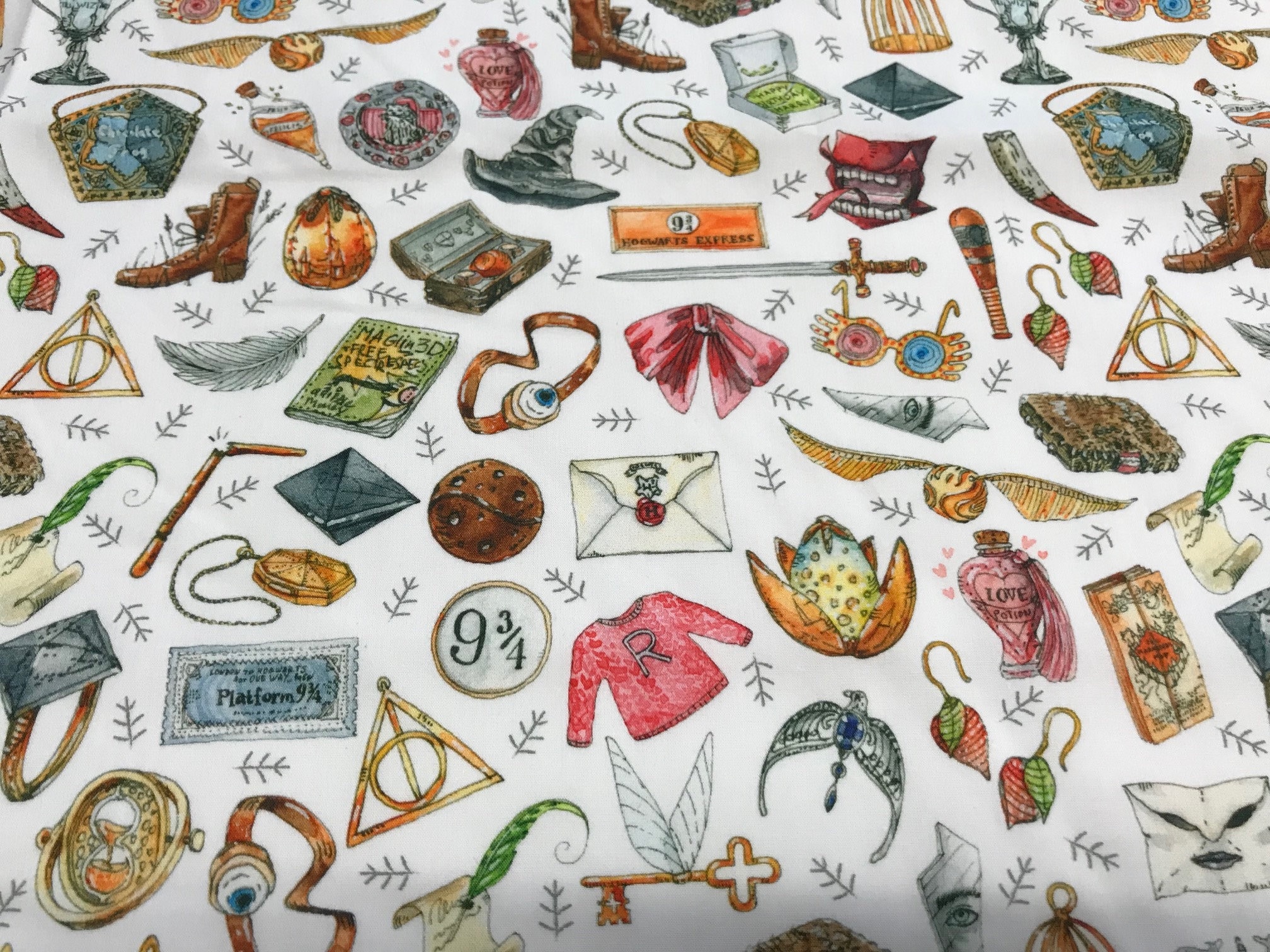 Harry Potter Stoff Von Hogwarts – Karierte Meterware Aus 100% Baumwolle Zum Basteln & Nähen