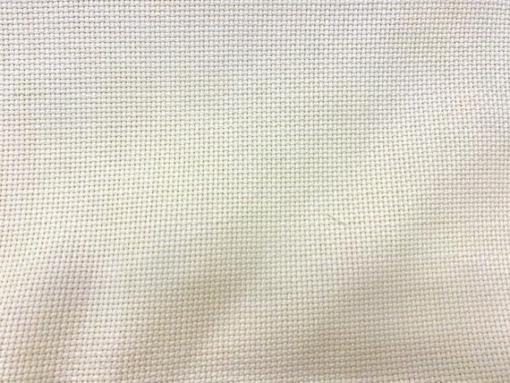 Kt KILOtela - Tessuto Panama per punto croce - Tessuto Aida in cotone - 5,5 punti/cm - 14 perline - Tessuto da 50 cm Lunghezza x 150 cm Larghezza | Rosso ─ 0,50 metro