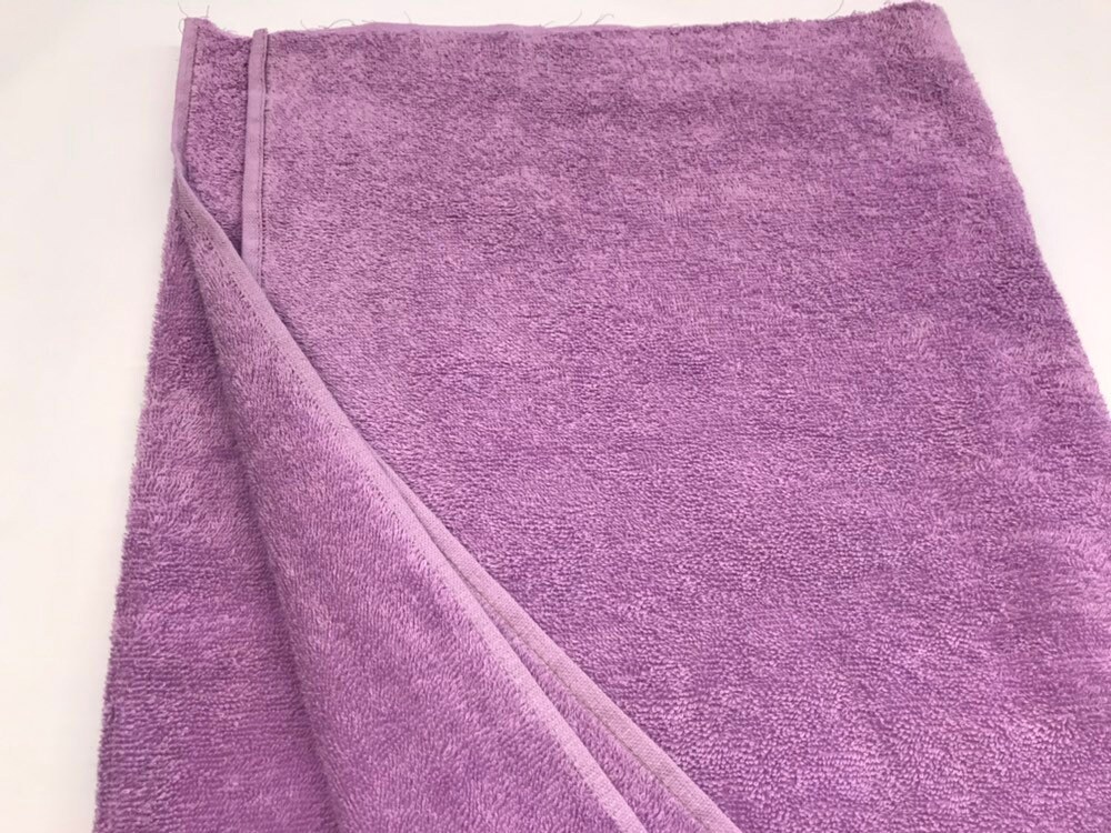 Color Terry Cloth Terry Cloth, Lilac Color, Terry Cloth, 100% Cotton, Bathrobes, Changing ...