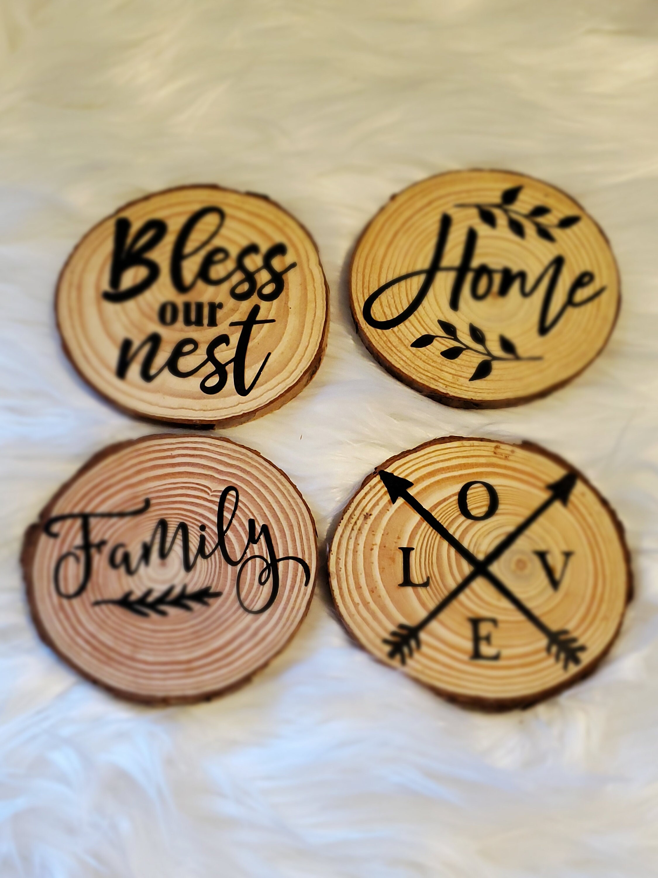 Download Custom Pine Wood Coasters-Farmhouse Coasters-Coaster Set ...