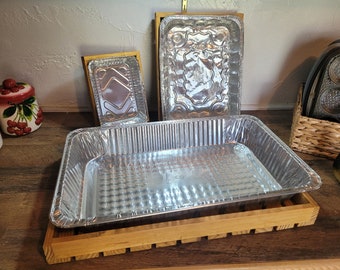 Aluminum Foil Pans with Lids & Carriers