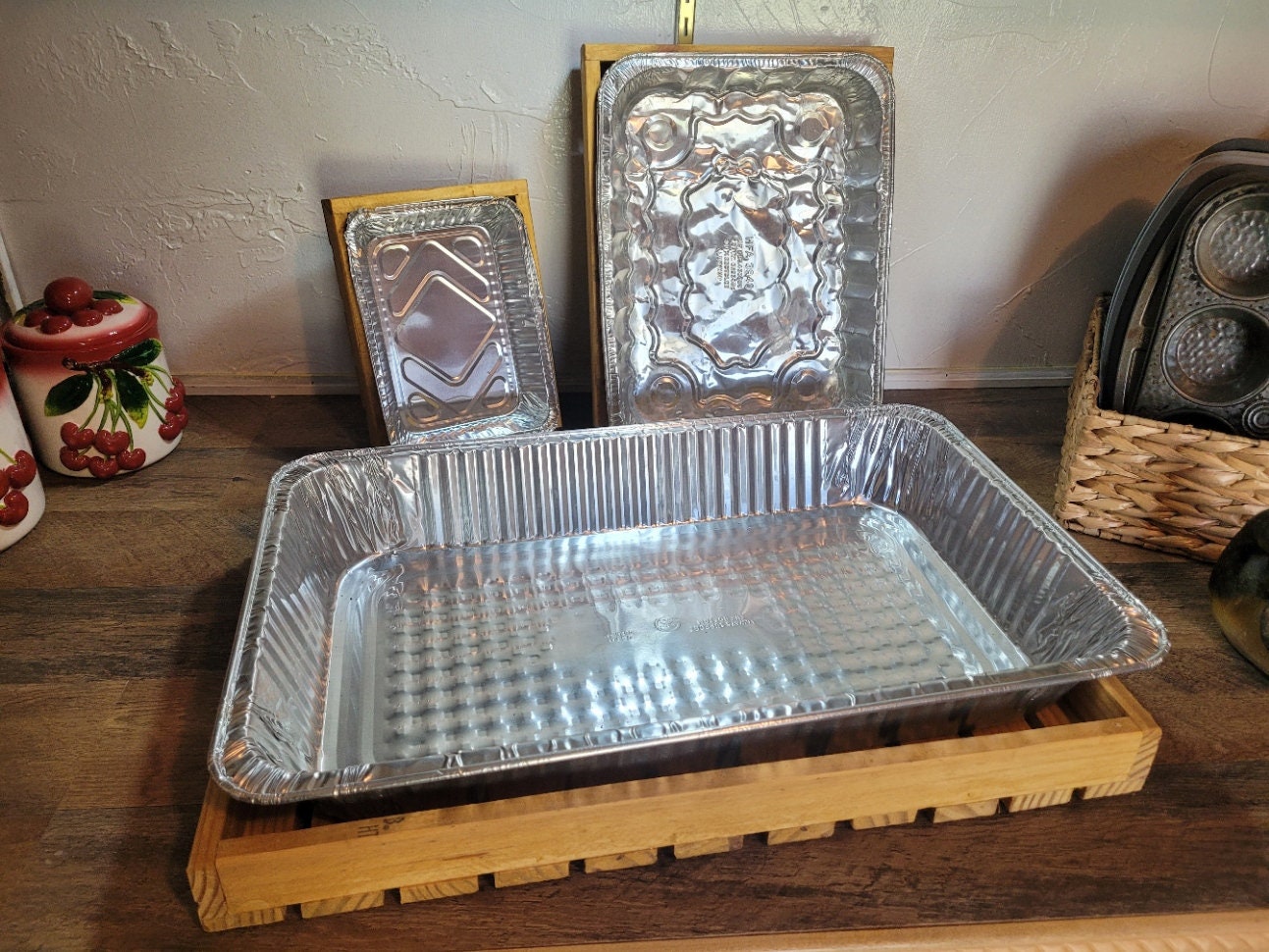 Foil Decor Serving and Casserole Carrier for 9x13 Foil Pans, Heat