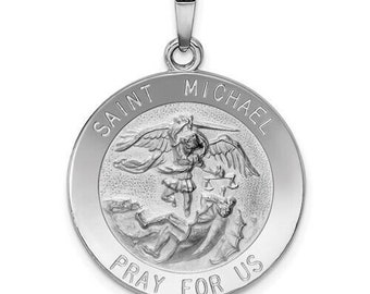 Gold St. Michael Necklace - Etsy