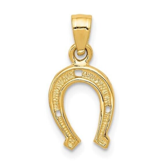 Schmuck Krone Kettenanhänger Anhänger Hufeisen, 5 Zirkonia, 333