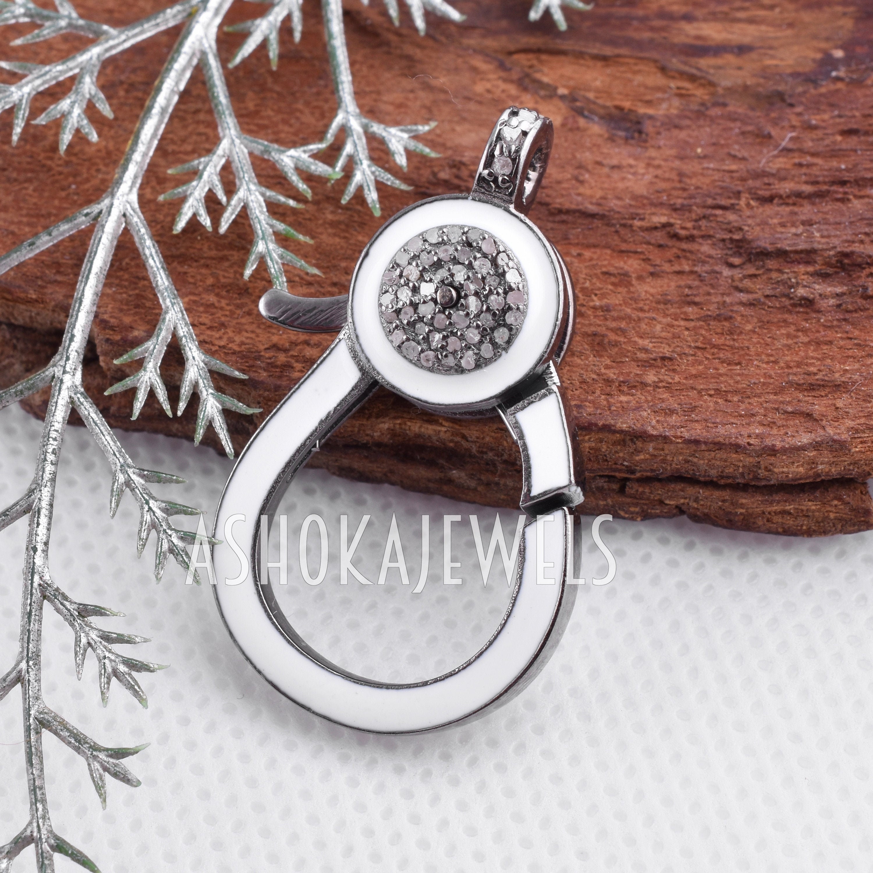 925 Silver Enameling Lobster Lock Jewelry Jewelry Making Etsy