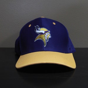 Vintage Minnesota Vikings Purple and Yellow Snapback Hat