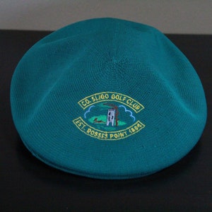 Vintage Kangol County Sligo Golf Club Ireland Rare Beret Hat