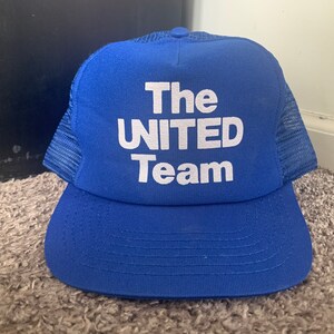 Vintage The United Team Blue Foam Trucker Snapback Hat
