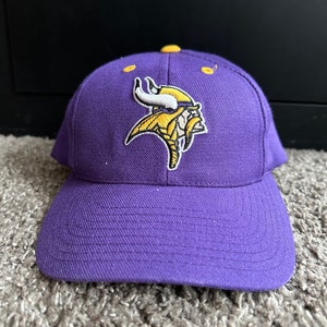 Vintage Minnesota Vikings Purple Athletic Snapback Hat
