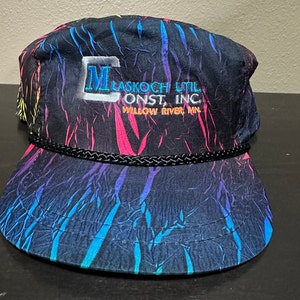 Vintage Willow River Mlaskoch Utilities Multicolor Nylon Rope Snapback Hat